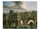 La Joute Des Mariniers, Entre Le Pont Notre-Dame Et Le Pont Au Change
