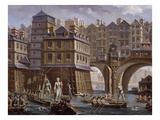 Sailors Jousting, Between the Pont Notre Dame and the Pont-Au-Change, Paris, 1756