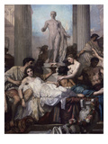 Detail, Les Romains De La Decadence (The Romans of the Decadence), 1847