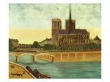 Notre-Dame; Vue De L'Apside (Cathedral of Notre Dame, Paris, France, View of Apse), 1933