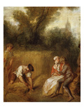 Harvesting, from Summer, 1738, Detail