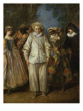 Actors from the Comédie Italienne, Undated