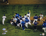NY Mets 1986 Team Signed Team Celebration