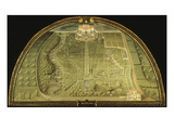 Villa De Pratolino, Tuscany, Italy, from Series of Lunettes of Tuscan Villas, 1599-1602