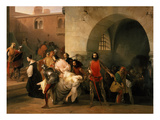 Bice Is Discovered by Marco Visconti in the Dungeons of Rosate Castle, Episode from Novel