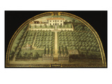 Villa Marignolle, Tuscany, Italy, from Series of Lunettes of Tuscan Villas, 1599-1602