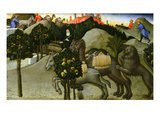 The Miracle of the Lion, Predella from Signed Retable Dated 1444