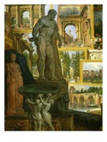 The Farnese Hercules, Gallery of Views and Vases of Ancient Rome, 1758