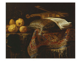 Still Life with Citrons and Violin, Undated