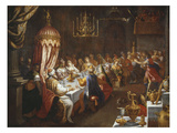 The Last Feast of Belshazzar, Died C.539 BC, King of Babylon, Provided for 1000 Lords, 17th Century