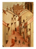 Medieval Town, from Martyrdom of Saint Sebastian, C. 1498 (Detail)