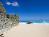 A Rock Cliff at a Small Beach on the South Side of Bermuda