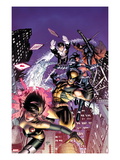 Astonishing X-Men #48 Cover: Karma, Wolverine, Iceman, Northstar, Gambit, and Warbird