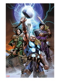 Ultimate Thor #3 Cover: Thor, Loki, and Balder