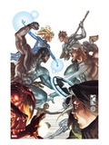 Age of X: Universe #2 Cover: Captain America, Magneto, Rogue, Iron Man, Invisible Woman, and Gambit