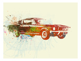 Ford Mustang Watercolor