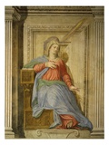 Madonna of the Annunciation, Fresco, Library