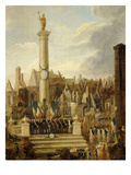 Episode in the Siege of Lille, 1792 (Painted 1793) (Detail)