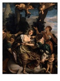 The Rape of Europa, 1857 (Copy of Famous Painting by Paolo Veronese, 1528-88 Italian)