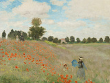 Poppy Field, Near Argenteuil, c.1873 Art Print