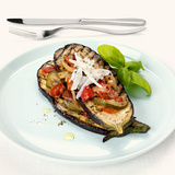 Grilled Aubergines with Courgettes and Tomatoes