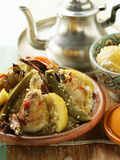 Couscous with Chicken, Courgettes, Tomatoes, Lemons and Cinnamon