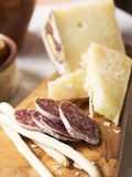 Antipasto Rustico (Grissini, Salami, Pecorino and Parmesan)