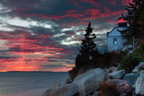 Sunset at Bass Harbor Fotografie-Druck