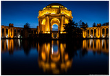 Palace of Fine Arts Reflected Photo Poster