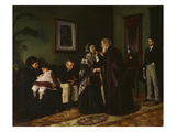 In the Waiting Room at the Doctor, 1870