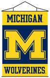 NCAA Michigan Wolverines Indoor Banner Scroll