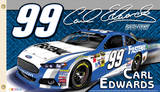 Nascar Carl Edwards #99 2-Sided Flag with Grommets