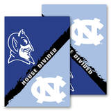 NCAA N. Carolina - Duke 2-Sided House Divided Rivalry Garden Flag