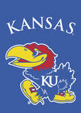 NCAA Kansas Jayhawks 2-Sided Garden Flag