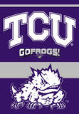 NCAA Texas Christian Horned Frogs 2-Sided House Banner