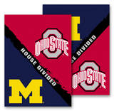 NCAA Michigan - Ohio St. 2-Sided House Divided Rivalry Garden Flag
