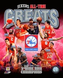 Philadelphia 76ers All Time Greats Composite