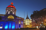 Panteon de Los Heroes at Dusk, Asuncion, Paraguay, South America