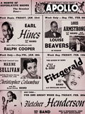 Apollo Theatre: Earl Hines, Louis Armstrong, Ella Fitzgerald, Fletcher Henderson and More
