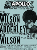 Apollo Theatre: Nancy Wilson, Cannonball Adderley, Duke Pearson, Flip Wilson, and The Impacts; 1968