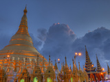 Shwedagon Pagoda, Located in Yangon, Burma (Myanmar)