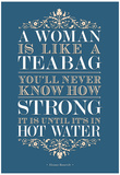 Strong Woman Eleanor Roosevelt Quote Poster