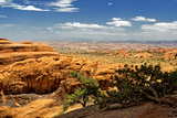 Vue Double O Arch Dans Arches National Park En Utah