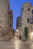 Old Roman Gate at Dawn, Gothic Quarter, Barcelona, Spain