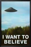 The X-Files I Want To Believe TV Poster Print