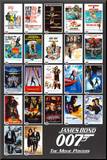 James Bond - 22 Movie Posters