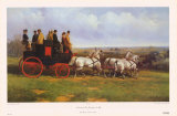 Coach and Four Descending Hill
