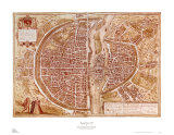 Map of Paris 1585