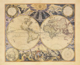 New World Map, c.1676
