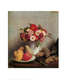 Buy Still Life with Flowers and Fruits at AllPosters.com